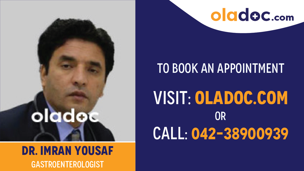 Book appointment with Dr.Imran Yousaf-best Gastroenterologist in Islamabad